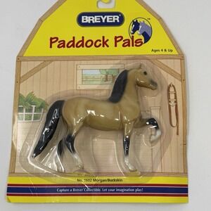 NEW BREYER PADDOCK PALS NO. 1602 MORGAN / BUCKSKIN